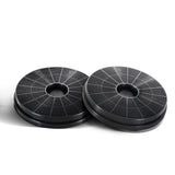 Cooking Ranges: Devanti 17cm Range Hood Carbon Charcoal Filters Replacement X2