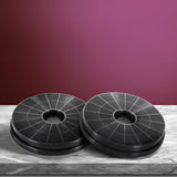 Cooking Ranges: Devanti 17cm Range Hood Carbon Charcoal Filters Replacement X2
