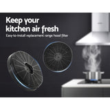 Cooking Ranges: Devanti 16cm Range Hood Carbon Charcoal Filters Replacement X2