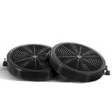 Cooking Ranges: Devanti 11cm Range Hood Carbon Charcoal Filters Replacement X2