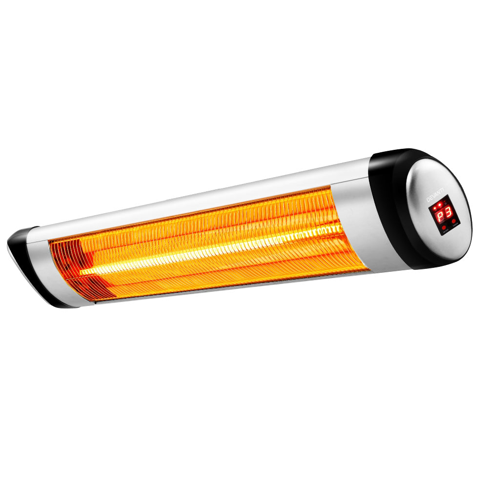 Electric Heaters: Devanti Electric Strip Heater Radiant Heaters 1500W