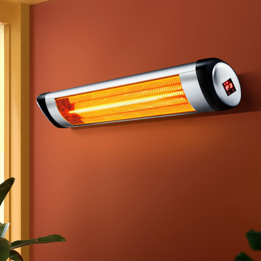 Electric Heaters: Devanti Electric Strip Heater Radiant Heaters 1500W