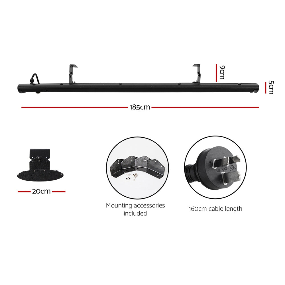 Electric Heaters: Devanti Electric Radiant Strip Heater Outdoor 3200W