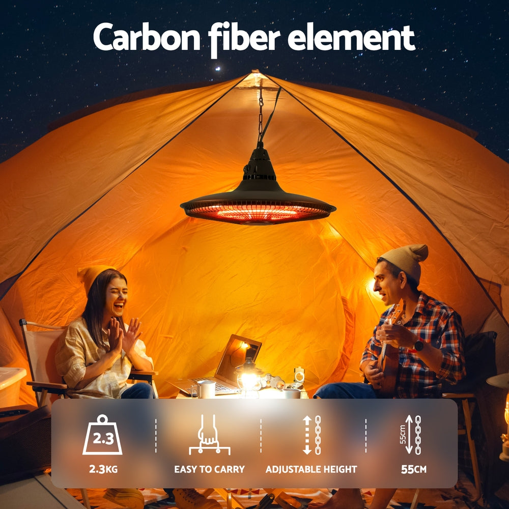 Patio Heaters: Devanti 1500W Hanging Electric Patio Heater