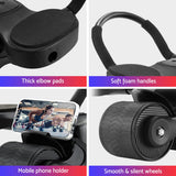 Gym & Training Step: Everfit Ab Roller Automatic Rebound Abdominal Exercise Wheel Home Gym Workout