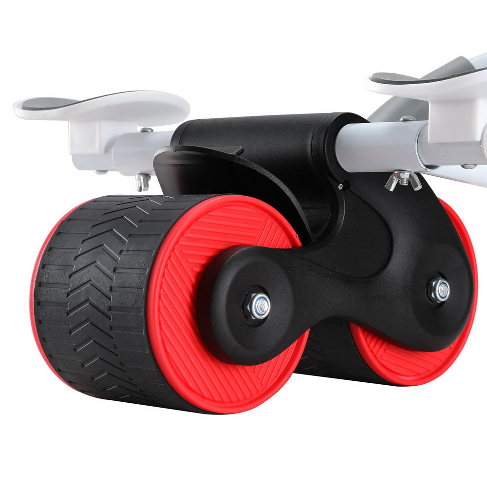 Gymnastics: Everfit Ab Roller Automatic Rebound Abdominal Wheel with Knee Pad Home Gym Sport