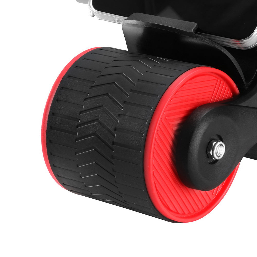 Gymnastics: Everfit Ab Roller Automatic Rebound Abdominal Wheel with Knee Pad Home Gym Sport