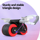 Gymnastics: Everfit Ab Roller Automatic Rebound Abdominal Wheel with Knee Pad Home Gym Sport