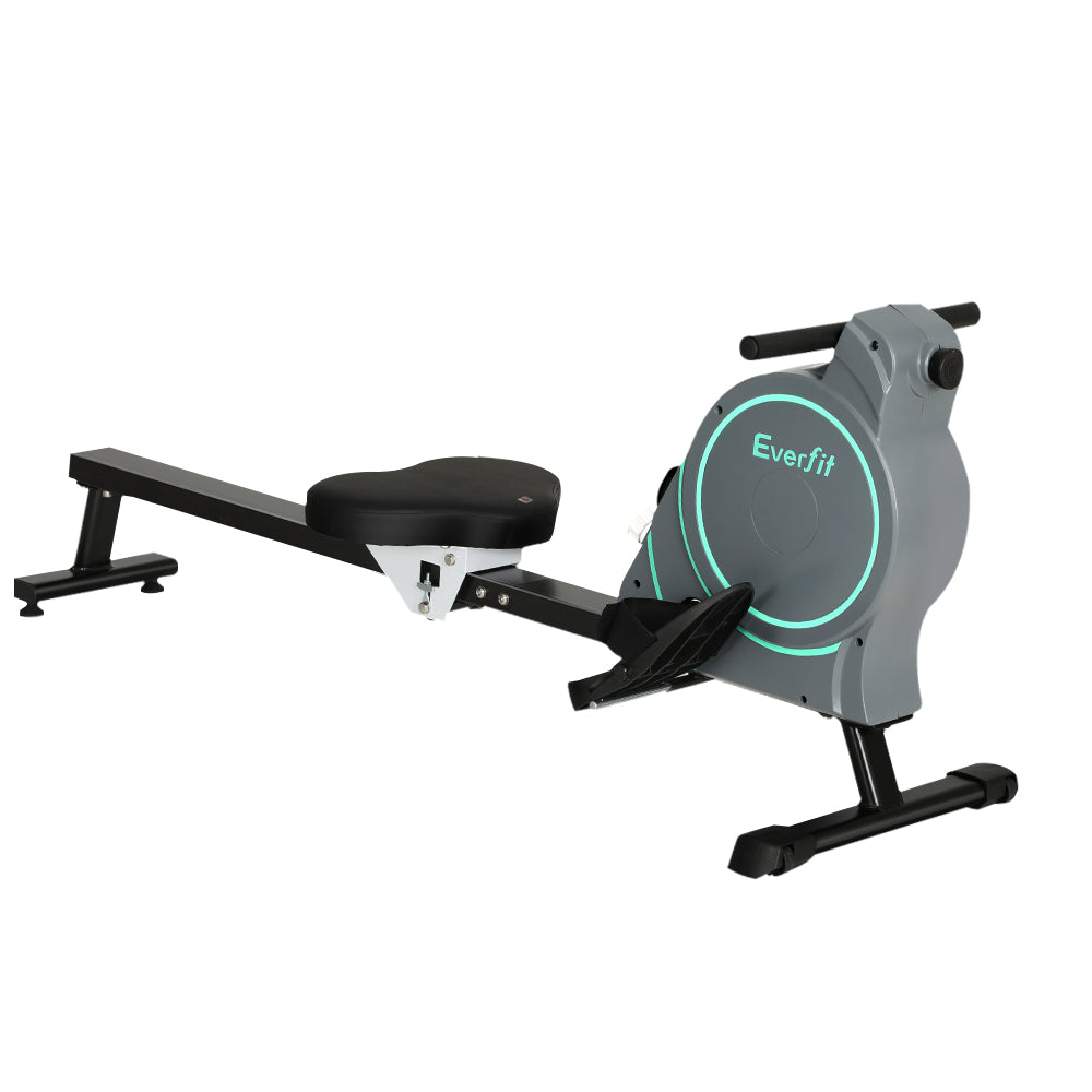Exercise Bikes: Everfit Rowing Machine 16 Levels Magnetic Rower Gym Home Cardio with APP