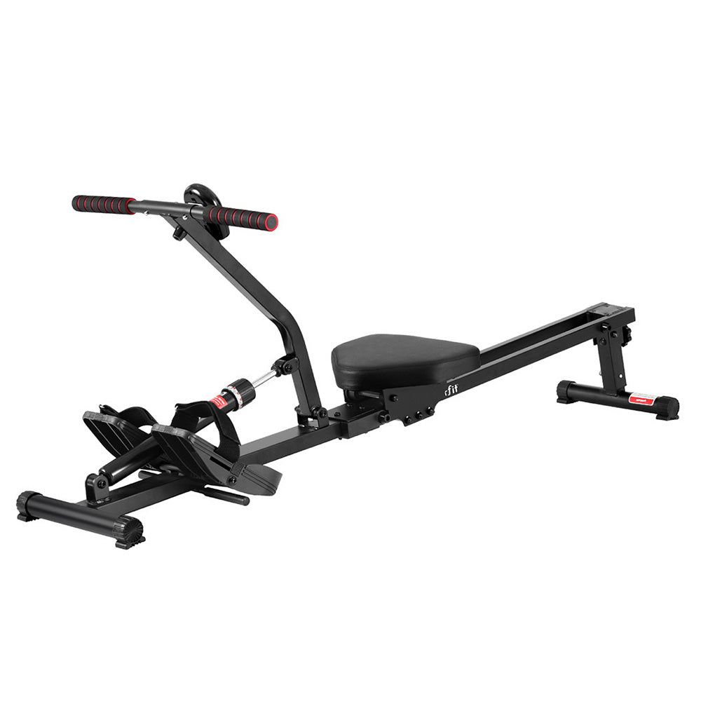 Gym Equipment & Accessories: Everfit Hydraulic Rowing Machine Rower 12 Levels Resistance Exercise Fitness Gym Cardio