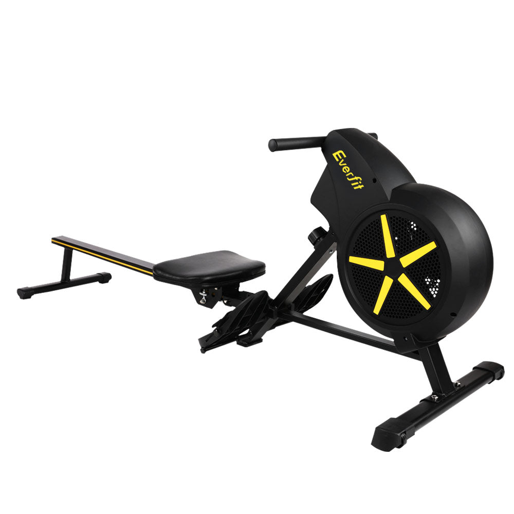 Exercise Bikes: Everfit Rowing Machine Air Rower Exercise Fitness Gym Home Cardio