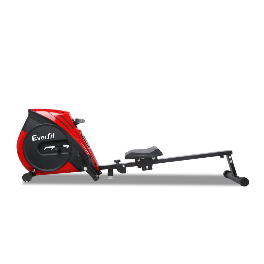 Exercise Bikes: Everfit Rowing Machine Rower Elastic Rope Resistance Fitness Home Cardio