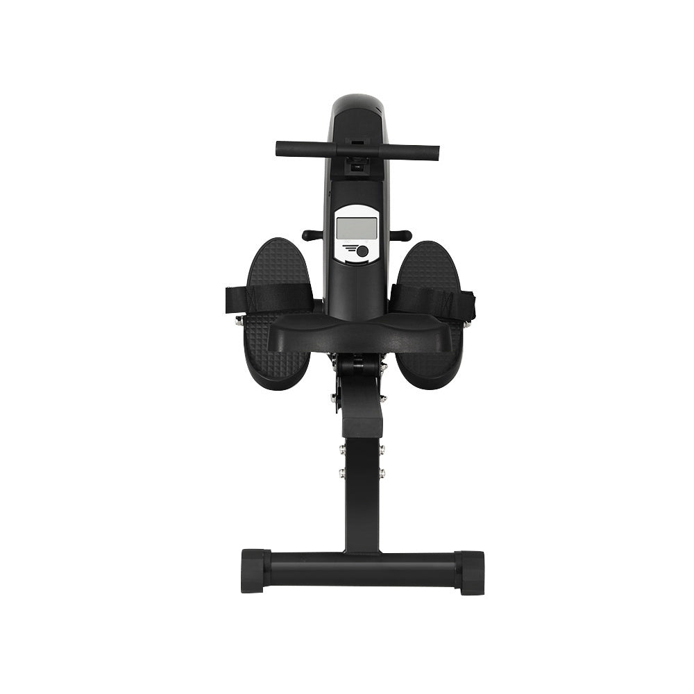 Exercise Bikes: Everfit Rowing Machine Rower Elastic Rope Resistance Fitness Home Cardio Black