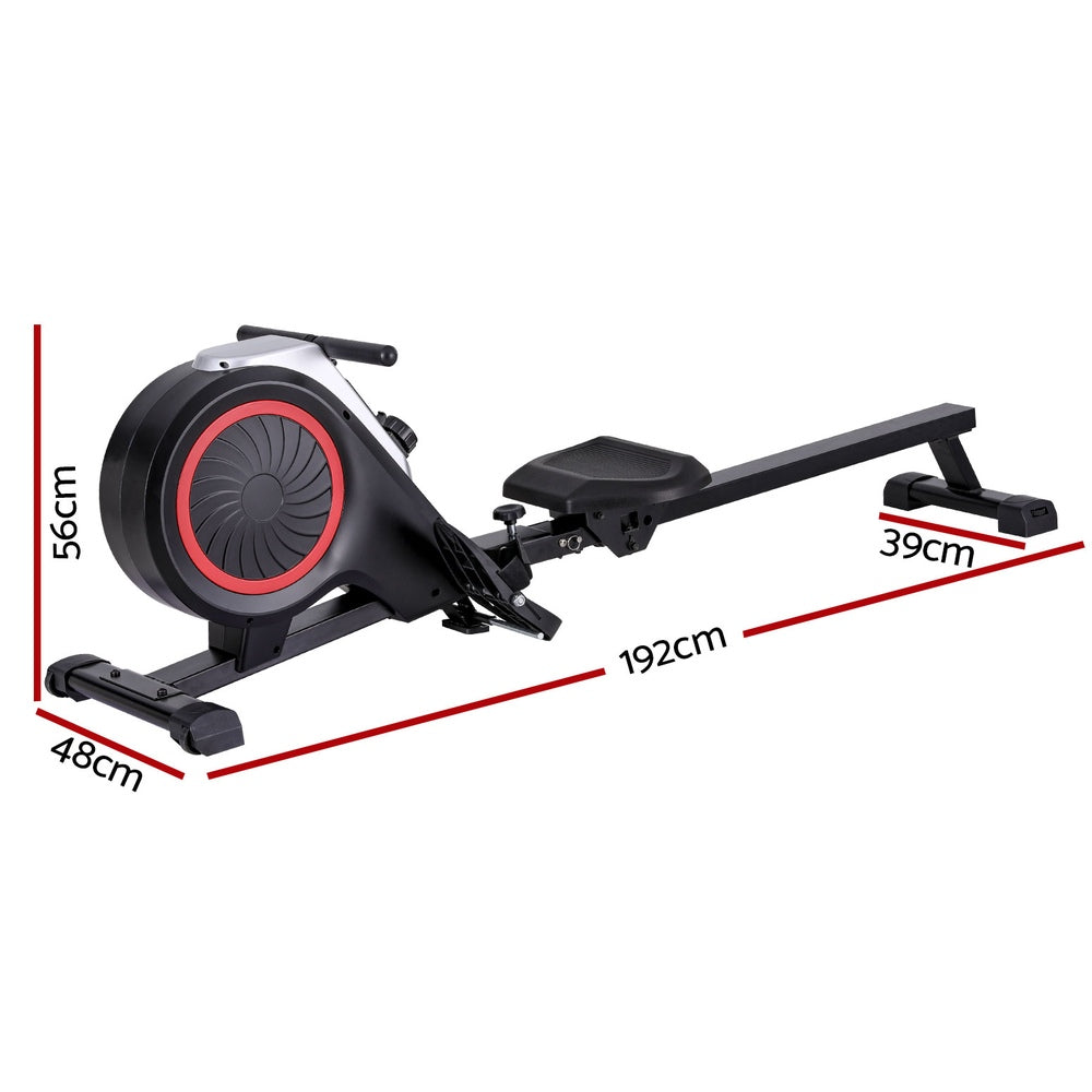 Exercise Bikes: Everfit Rowing Machine 16 Levels Foldable Magnetic Rower Gym Cardio Workout