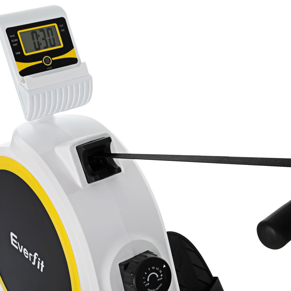Exercise Bikes: Everfit Rowing Machine 16 Levels Magnetic Rower Home Gym Cardio Workout