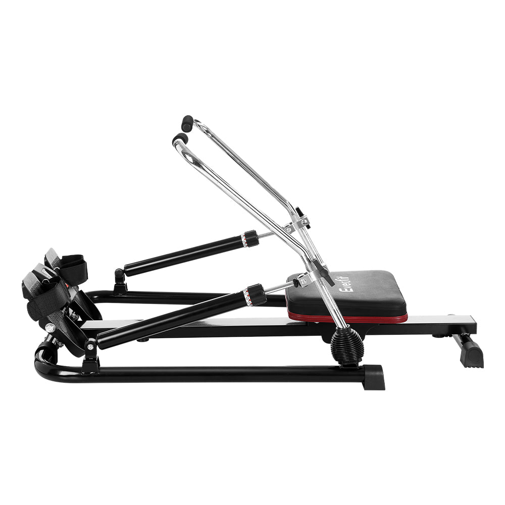 Exercise Bikes: Everfit Rowing Machine 12 Levels Hydraulic Rower Fitness Gym Home Cardio