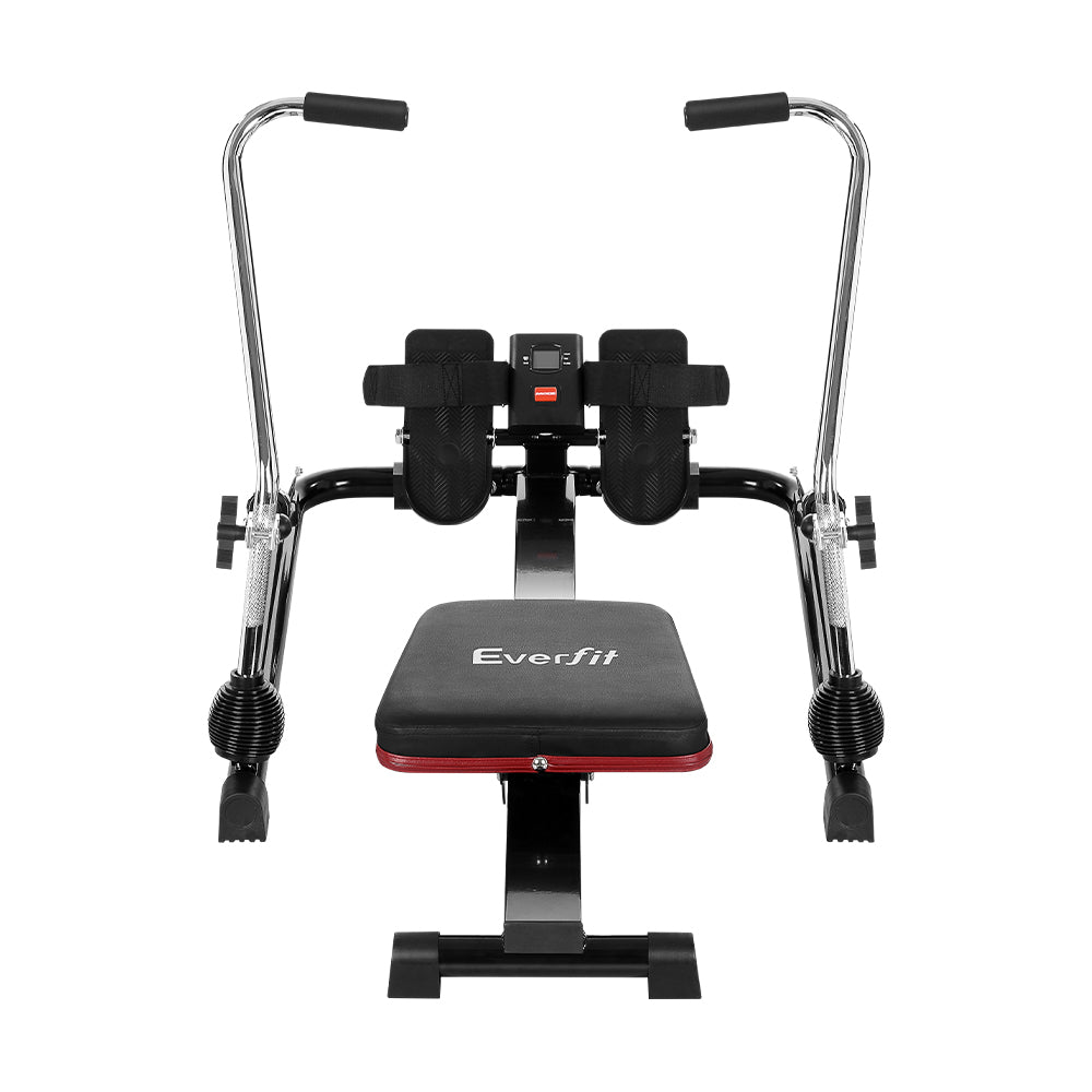 Exercise Bikes: Everfit Rowing Machine Rower Hydraulic Resistance Fitness Gym Home Cardio