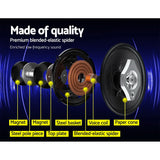 Audio Speakers: Giantz Set of 2 6.5inch LED Light Car Speakers