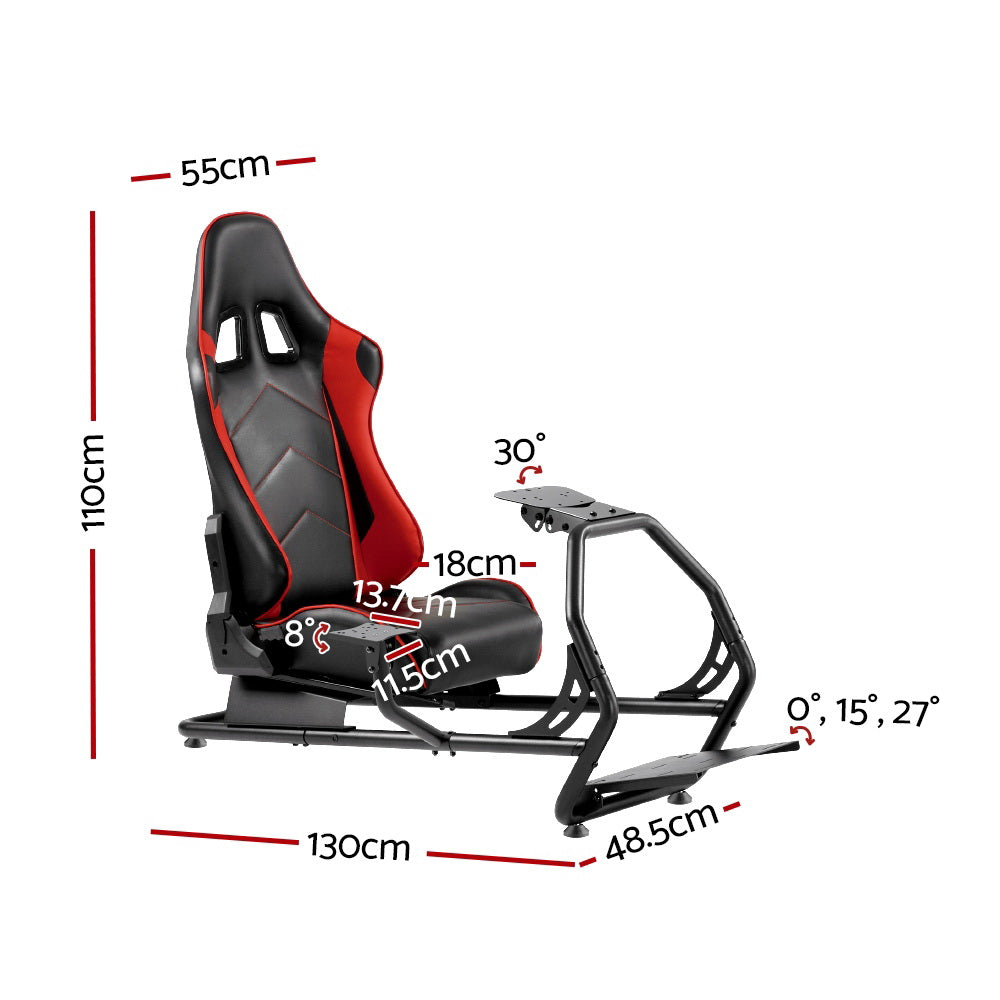 Gaming Chairs: Artiss Racing Simulator Cockpit