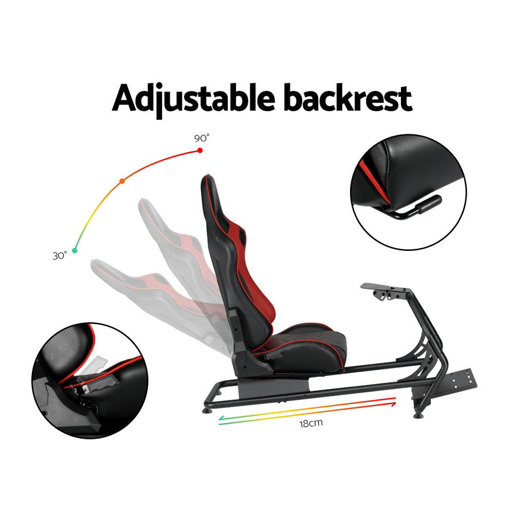 Gaming Chairs: Artiss Racing Simulator Cockpit