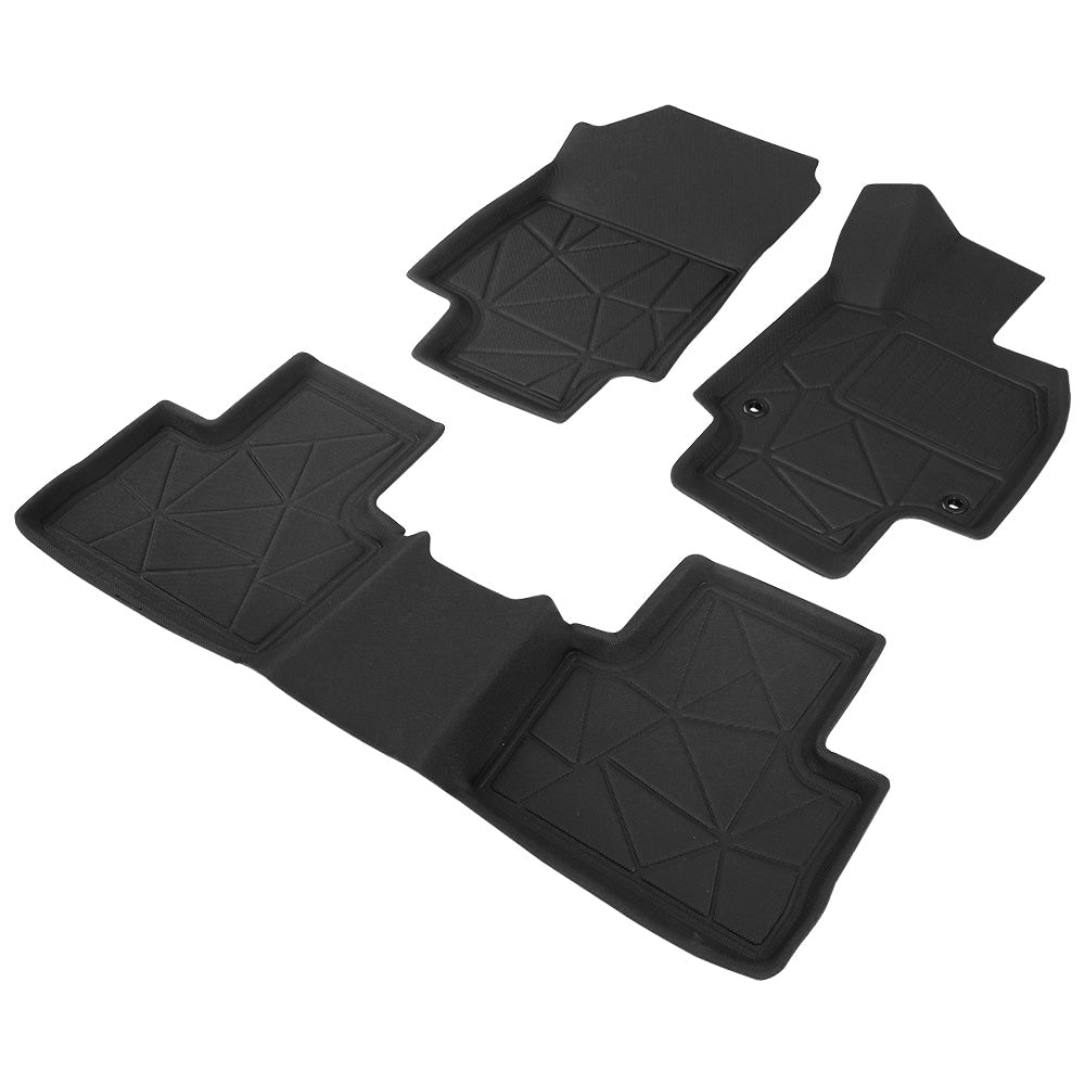 Automotive Decor: Weisshorn Car Rubber Floor Mats Front And Rear Compatible For Toyota RAV4 2019-2022