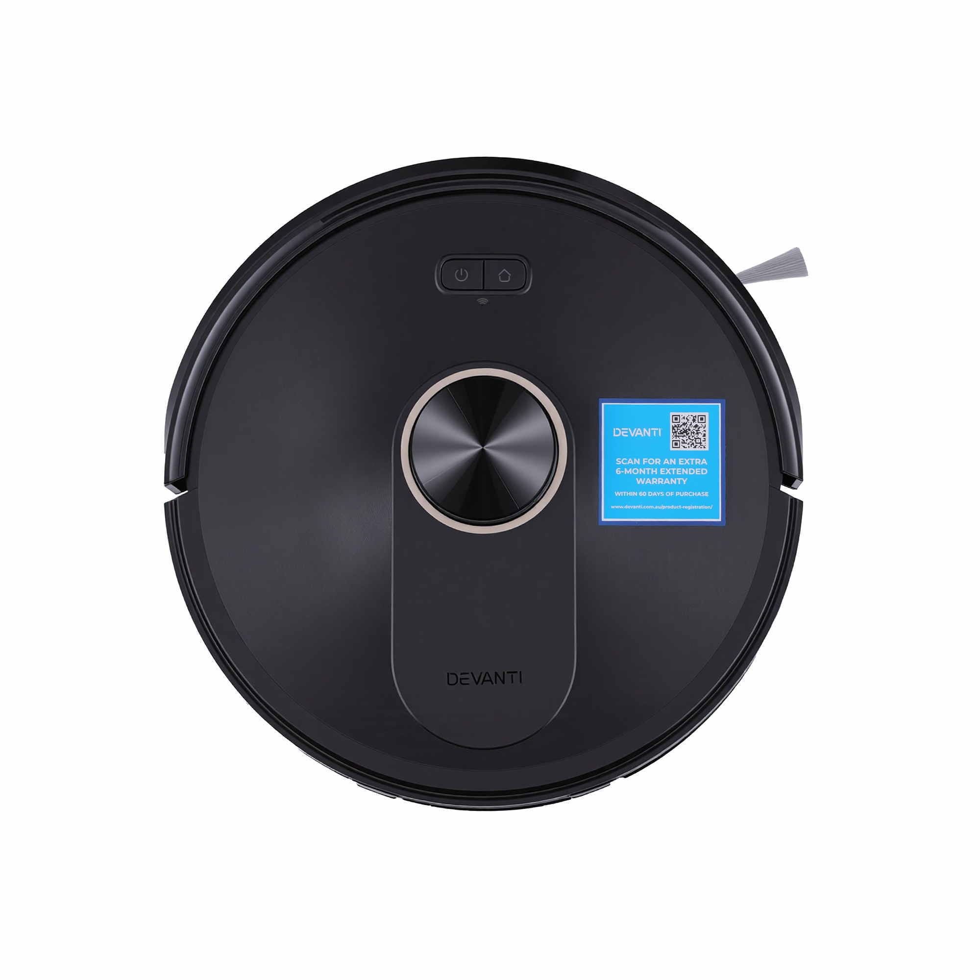 DEVANTI Robot Vacuum and Mop, Self-Empty APP Control 6000Pa LDS Laser 3in1