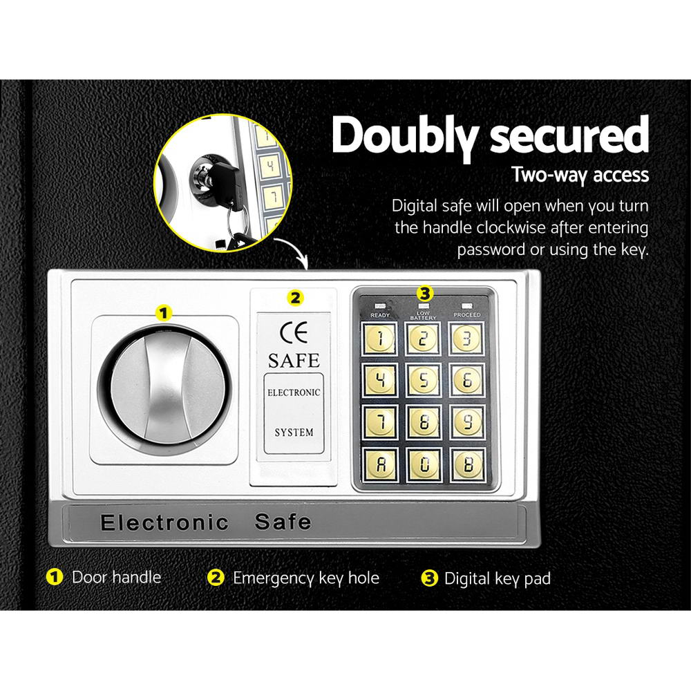 Safes & Lock Boxes: UL-TECH Security Safe Box 8.5L
