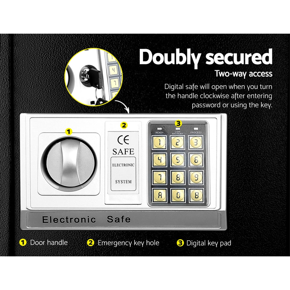 Safes & Lock Boxes: UL-TECH Security Safe Box 20L