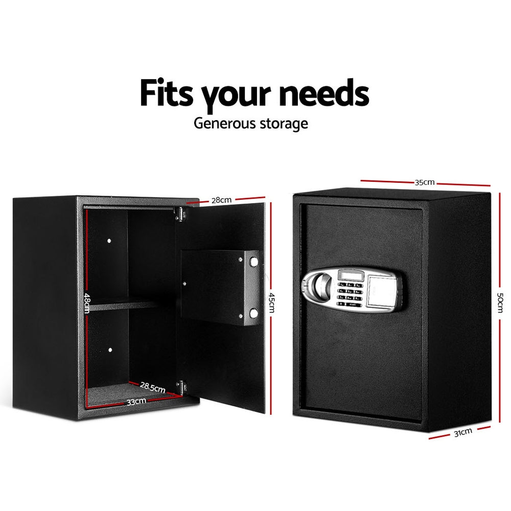 Safes & Lock Boxes: UL-TECH Security Safe Box LCD Display