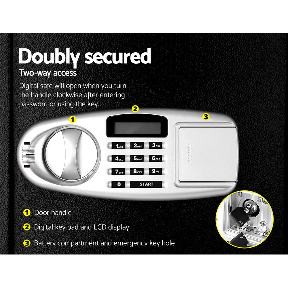 Safes & Lock Boxes: UL-TECH Security Safe Box LCD Display