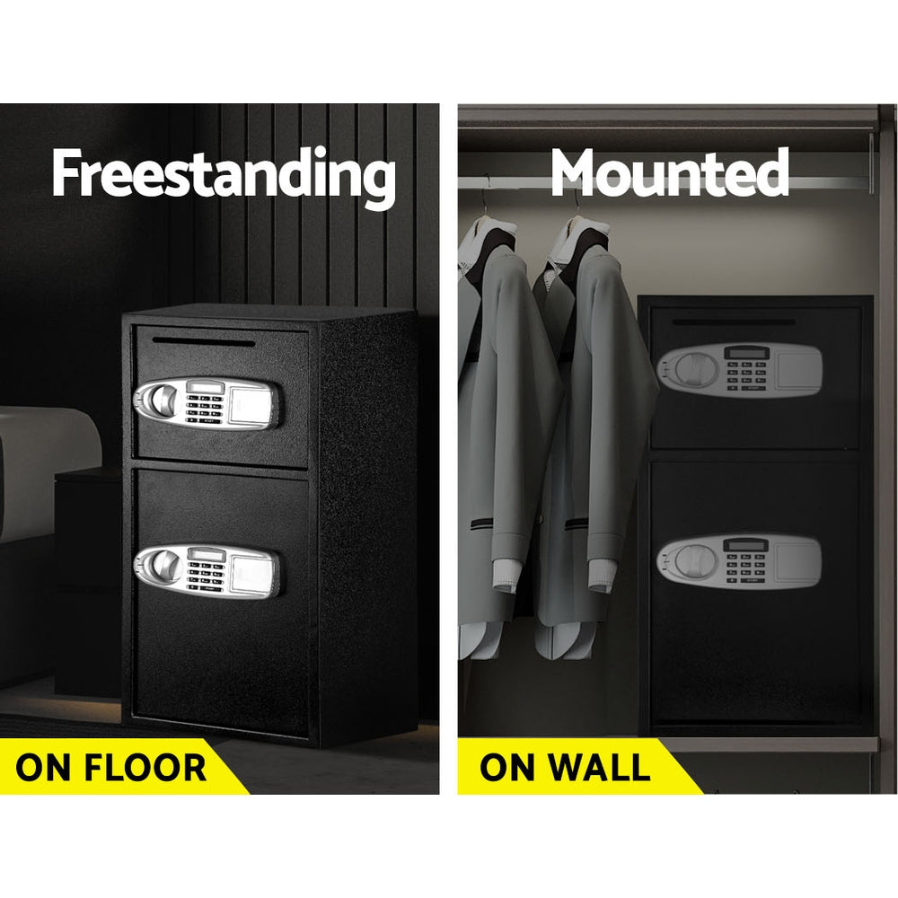 Safes & Lock Boxes: UL-TECH Security Safe Box Double Door