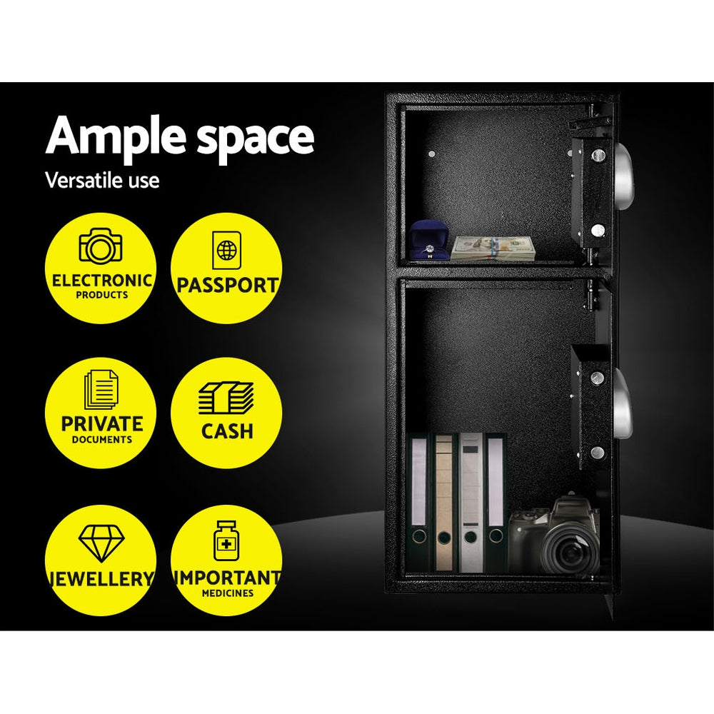 Safes & Lock Boxes: UL-TECH Security Safe Box Double Door