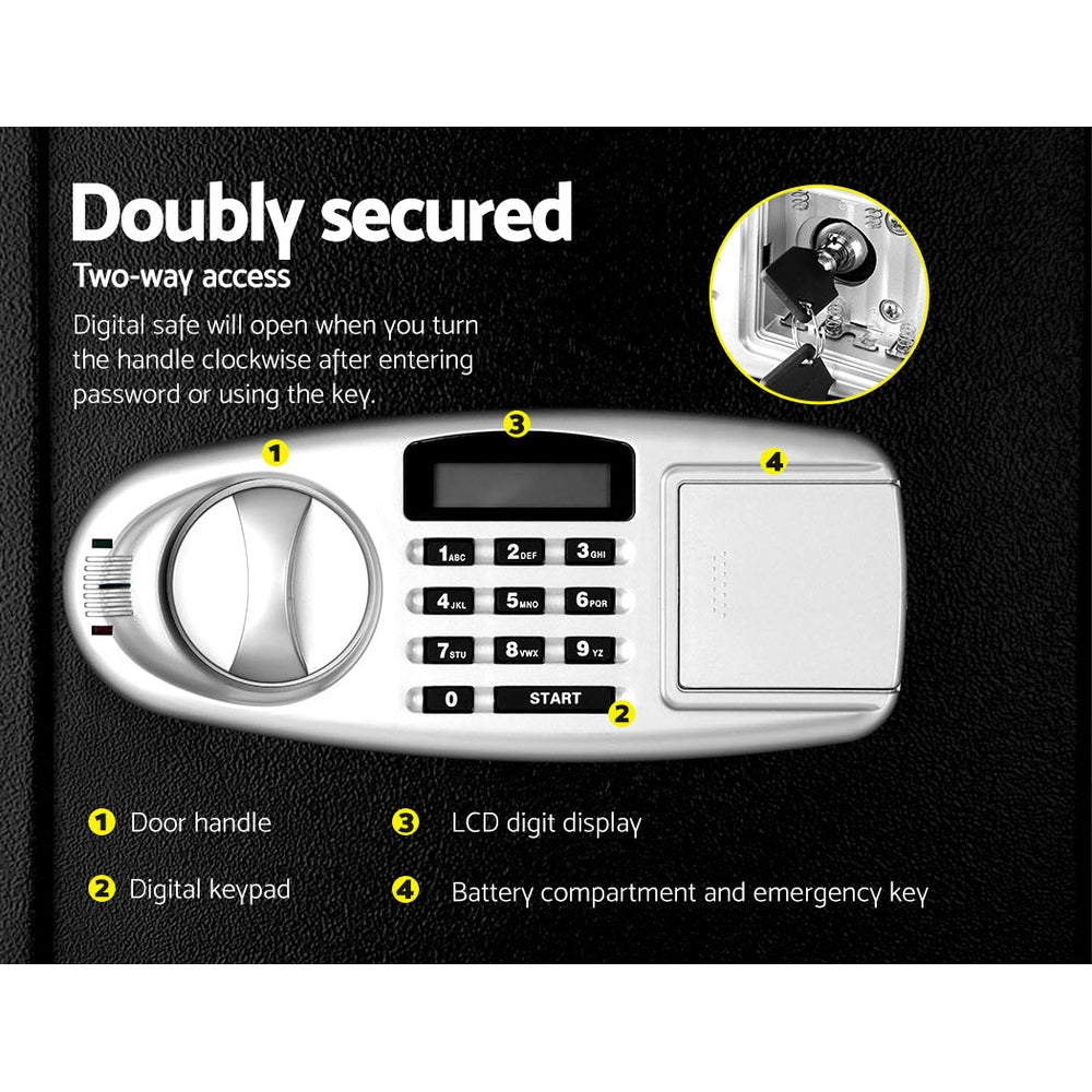 Safes & Lock Boxes: UL-TECH Security Safe Box Double Door