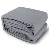 Umbrellas & Sunshades: Instahut Shade Sail 3x3m Square 280GSM 98% Grey Shade Cloth