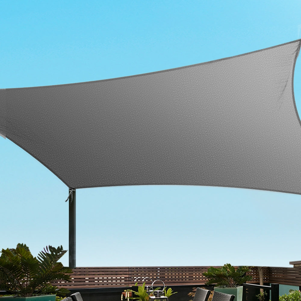 Umbrellas & Sunshades: Instahut Shade Sail Cloth Shadecloth Rectangle Canopy 280gsm 3x4m