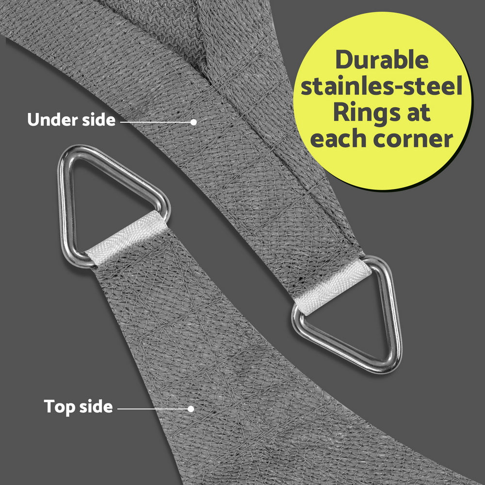 Umbrellas & Sunshades: Instahut Sun Shade Sail Shadecloth Canopy Rectangle 280gsm 4x7m