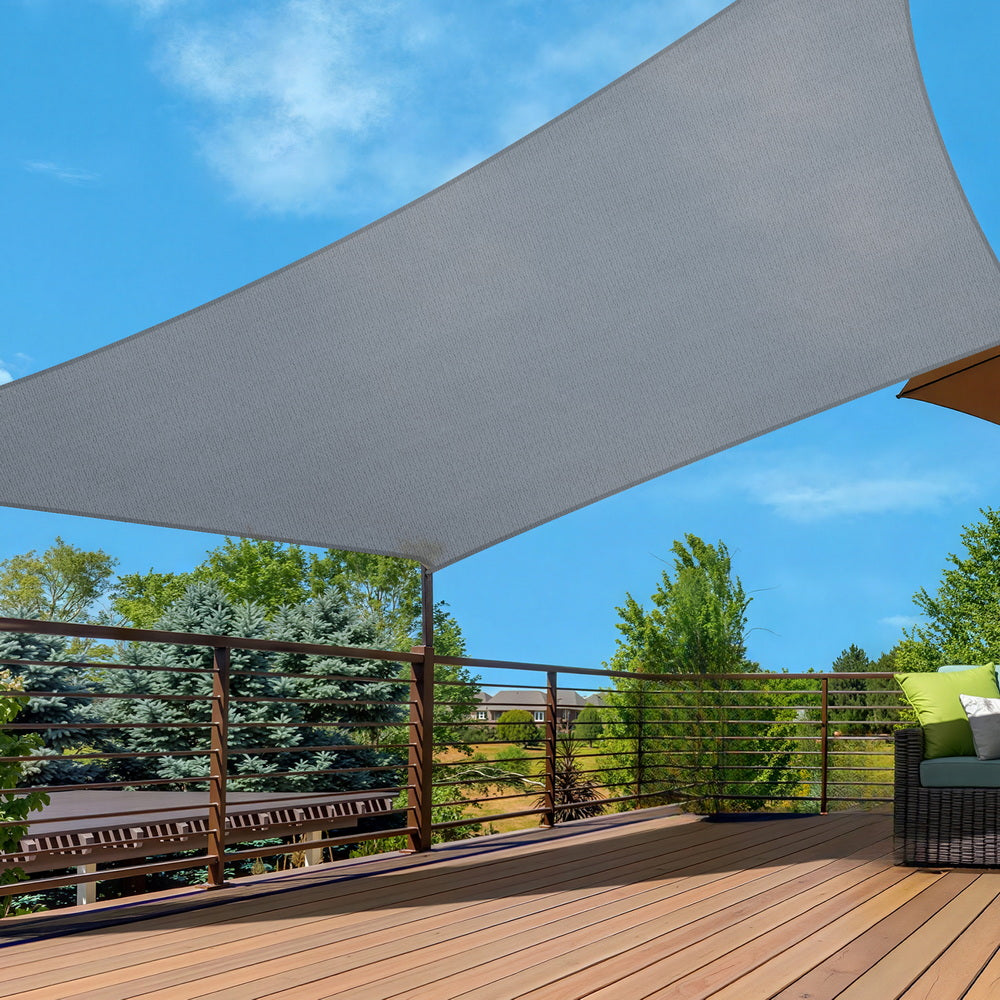 Umbrellas & Sunshades: Instahut Sun Shade Sail Shadecloth Canopy Rectangle 280gsm 4x7m