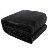 Umbrellas & Sunshades: Instahut Shade Sail 5x5x5m Triangle 280GSM 98% Black Shade Cloth