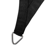 Umbrellas & Sunshades: Instahut Shade Sail 5x5x5m Triangle 280GSM 98% Black Shade Cloth