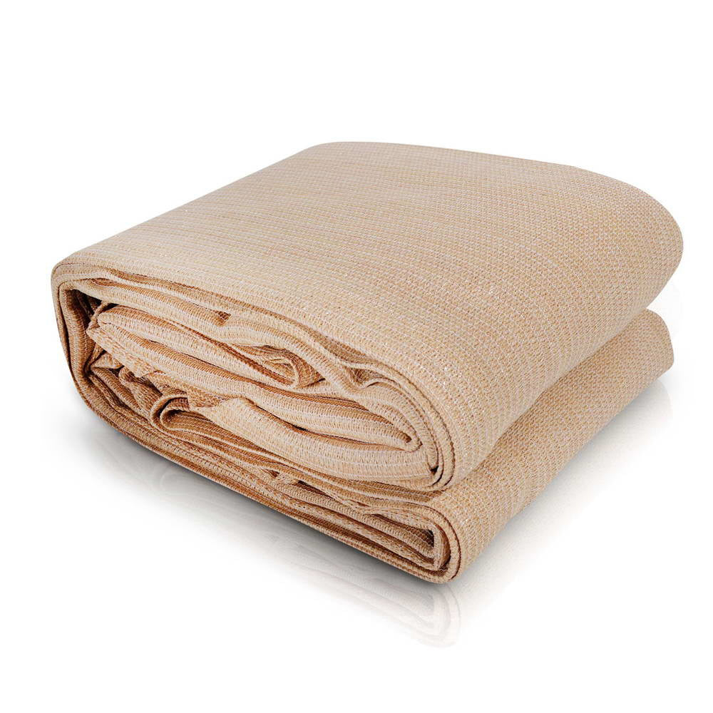 Umbrellas & Sunshades: Instahut Shade Sail 2.5x3m Rectangle 280GSM 98% Sand Shade Cloth