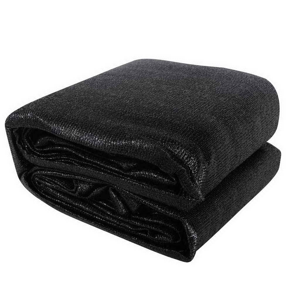 Umbrellas & Sunshades: Instahut Shade Sail 3x6m Rectangle 280GSM 98% Black Shade Cloth