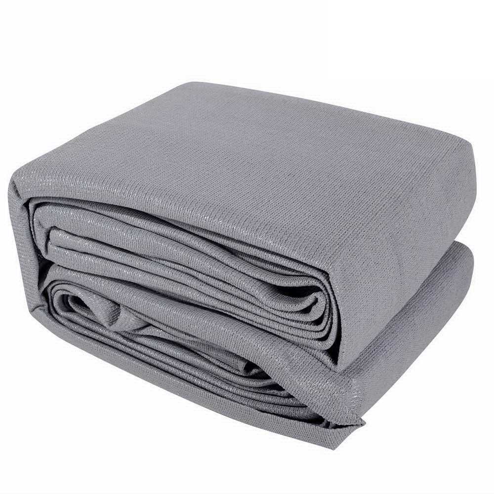 Umbrellas & Sunshades: Instahut Shade Sail 5x5x5m Triangle 280GSM 98% Grey Shade Cloth