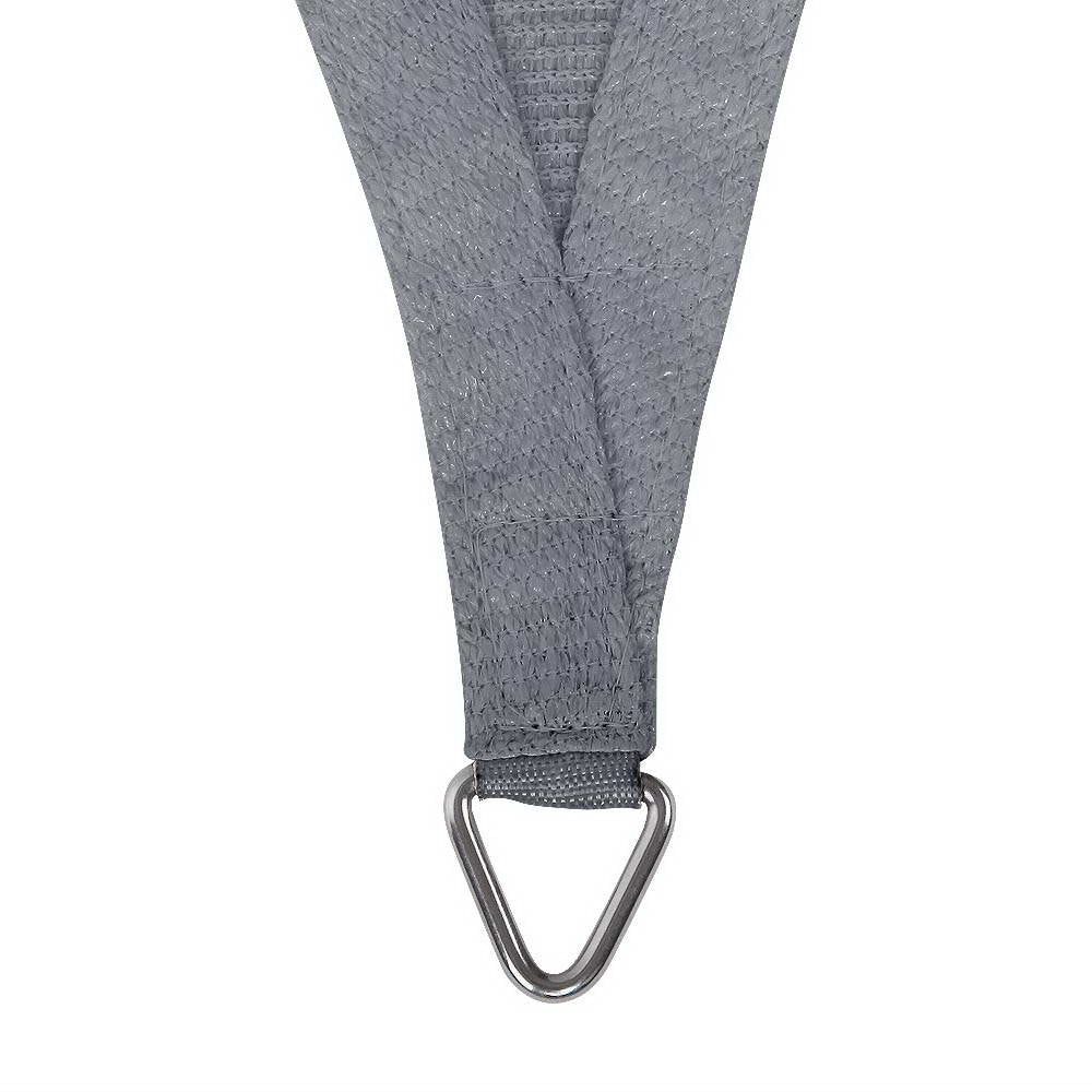 Umbrellas & Sunshades: Instahut Shade Sail 5x5x5m Triangle 280GSM 98% Grey Shade Cloth
