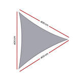 Umbrellas & Sunshades: Instahut Waterproof Shade Sail Shade cloth Triangle Canopy 220GSM 4x4x4m