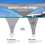 Umbrellas & Sunshades: Instahut Waterproof Shade Sail Shade cloth Triangle Canopy 220GSM 4x4x4m