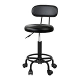 Ottomans & Footstools: Artiss Salon Stool Swivel Chair Backrest