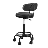 Ottomans & Footstools: Artiss Salon Stool Swivel Chair Backrest