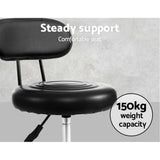 Ottomans & Footstools: Artiss Salon Stool Swivel Chair Backrest