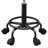 Ottomans & Footstools: Artiss Salon Stool Round Swivel Chairs Black
