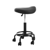 Ottomans & Footstools: Artiss Salon Stool Saddle Swivel Chair